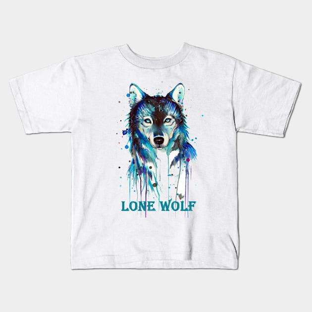 Lone wolf Kids T-Shirt by New Brand